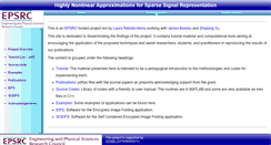 Desktop Screenshot of nonlinear-approx.info
